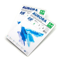 Blok akwarelowy AURORA rough ze spiralą - 12 arkuszy | różne formaty | Artmie