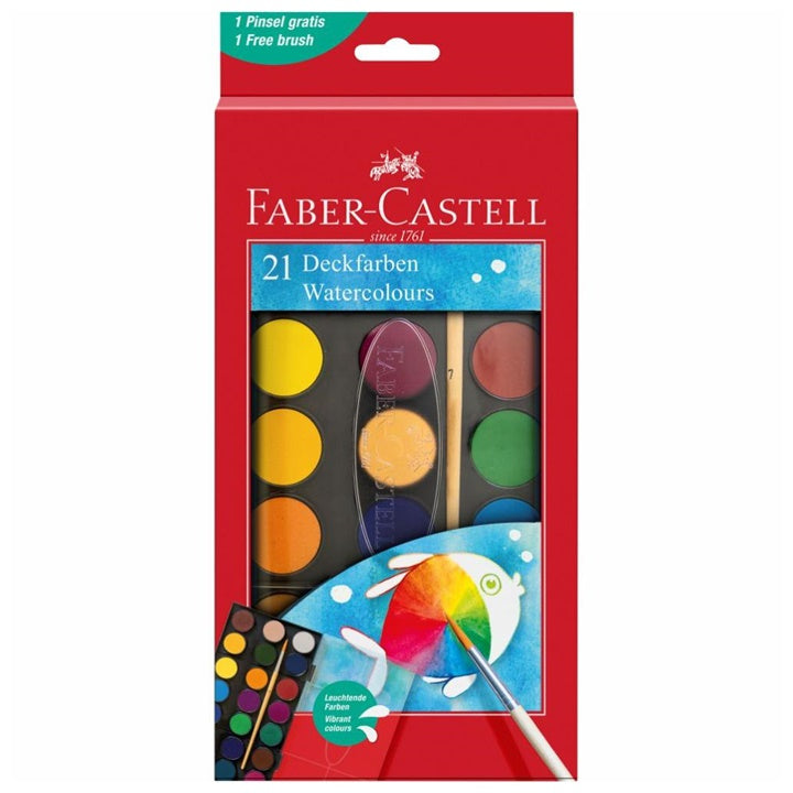 Akwarele Faber Castell 30 mm 21 sztuk | Artmie