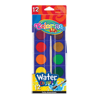 Akwarele z pędzelkiem Colorino 12 szt. | Artmie
