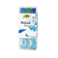 Akwarelowe flamastry brush pen Aqua Solo Goya Powerpack / 11 szt   blender | Artmie