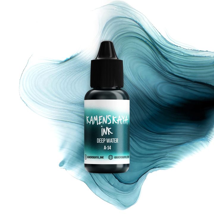 Atrament alkoholowy Kamenskaya A-line 15ml – A-15 ciemnoniebieska
