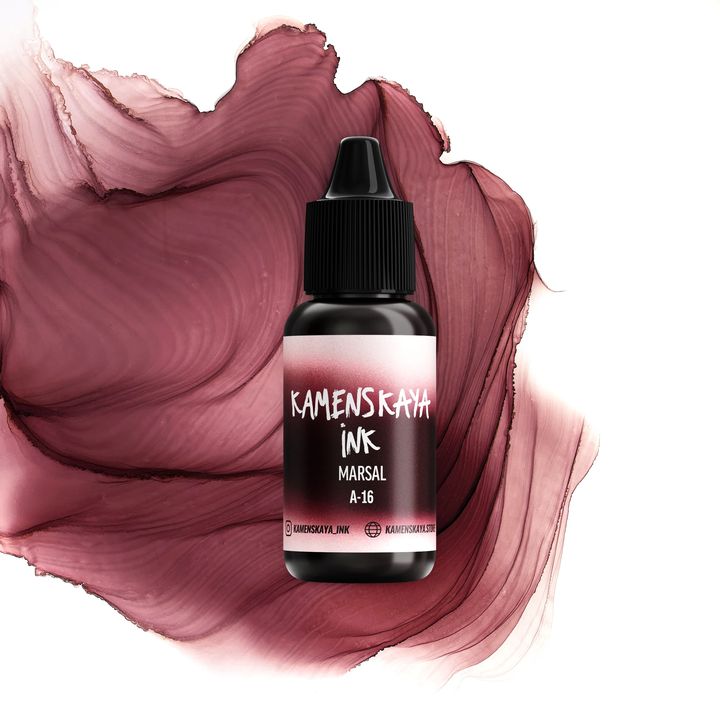 Atrament alkoholowy Kamenskaya A-line 15ml – A-17 tajga