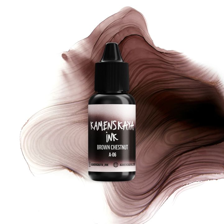 Atrament alkoholowy Kamenskaya A-line 15ml – A-06 kasztanowa