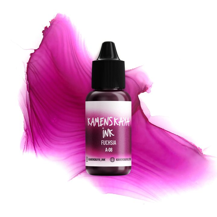 Atrament alkoholowy Kamenskaya A-line 15ml – A-08 fuksjowa