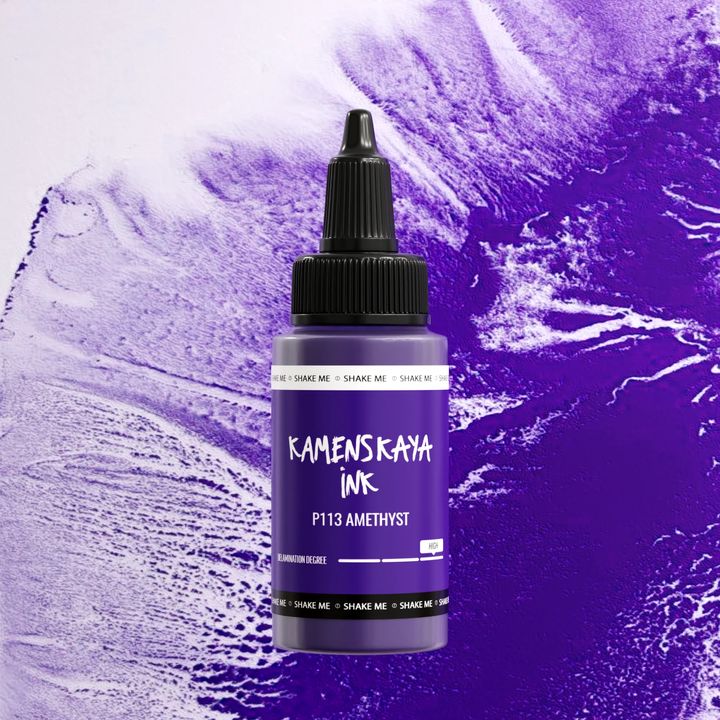 Tusz alkoholowy Kamenskaya Delaminating 30ml – P-113 Ametystowa