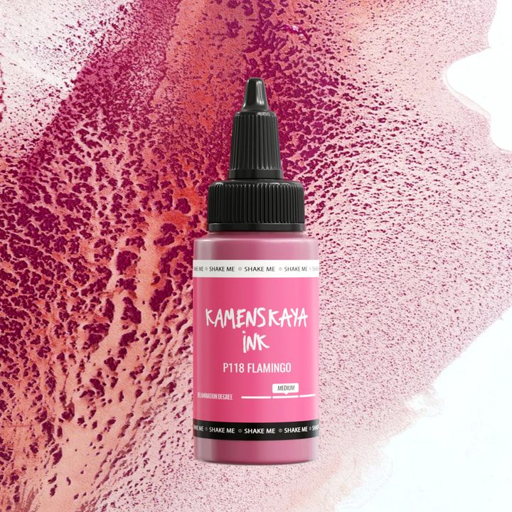 Tusz alkoholowy Kamenskaya Delaminating 30ml – P-118 Flamingowa