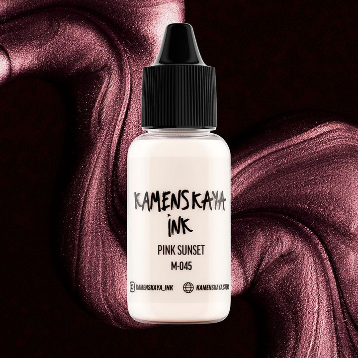 Atrament alkoholowy Kamenskaya Nacre Chameleons 15ml – M-045 Różowy zachód słońca