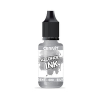 Alkoholowy tusz barwiący CERNIT 20 ml – 080 srebrna
