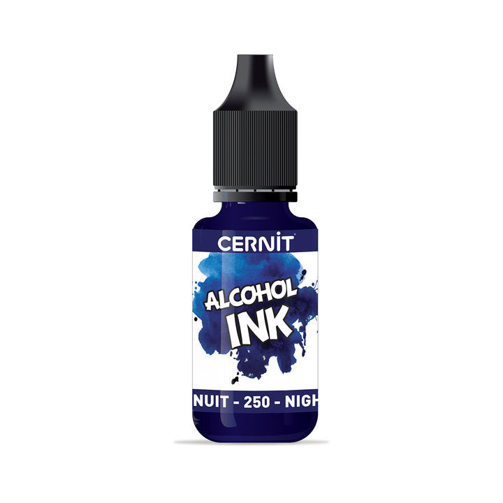 Alkoholowy tusz barwiący CERNIT 20 ml – 250 nocna niebieska
