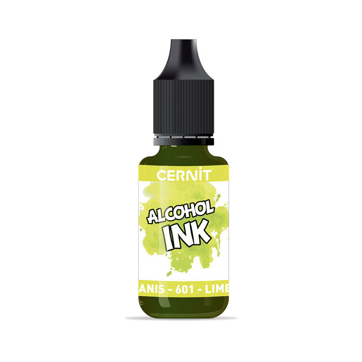 Alkoholowy tusz barwiący CERNIT 20 ml – 601 zielona anyżowa