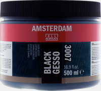 ROYAL TALENS Amsterdam czarne gesso akrylowe 500 ml