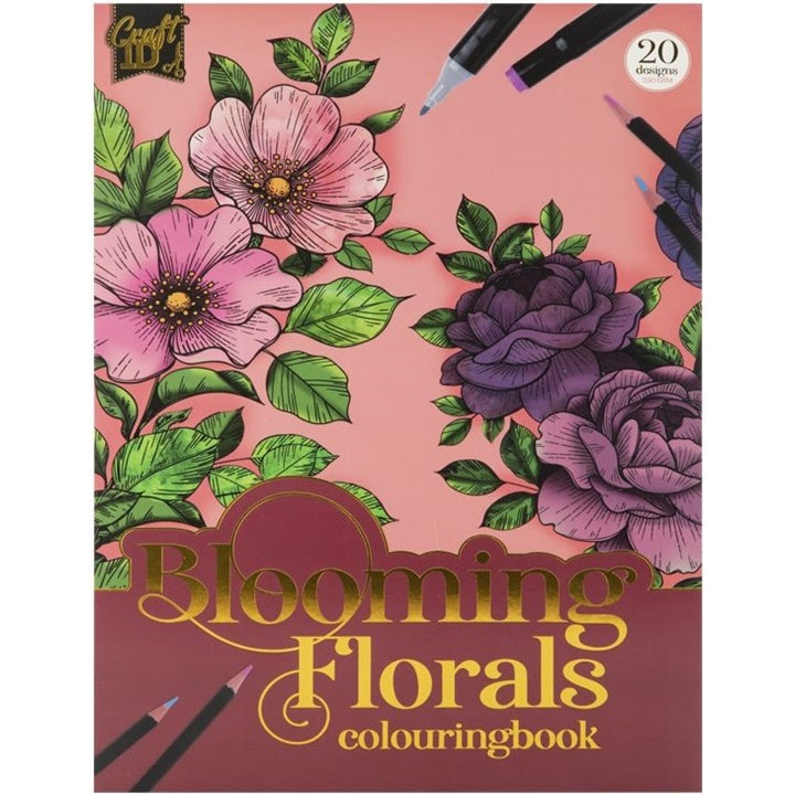 Antystresowa kolorowanka BLOOMING FLORALS 20 stron | Artmie