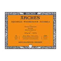 ARCHES blok akwarelowy Rough naturalna biel 300 g/m² 10 – 31 cm - 20 arkuszy