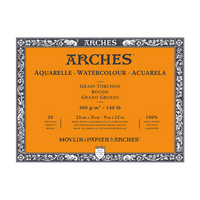 ARCHES blok akwarelowy Rough naturalna biel 300 g/m² 10 – 31 cm - 20 arkuszy