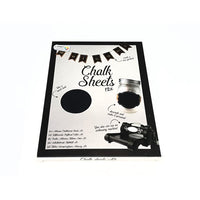 Arkusze kredowe czarne tablice Chalky Sheets / 12 szt. | Artmie