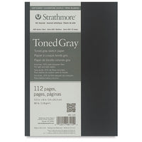 Art Journal Strathmore papier tonowany Gray miękka oprawa | różne wymiary | Artmie