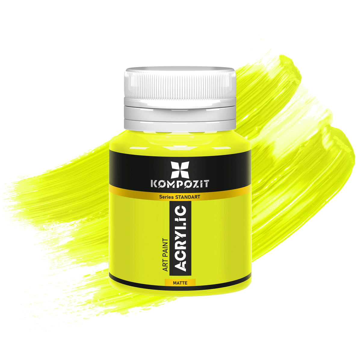 Farba akrylowa STANDART Kompozit Fluorescent 20 ml – 111 fluorescencyjna limonkowa zieleń