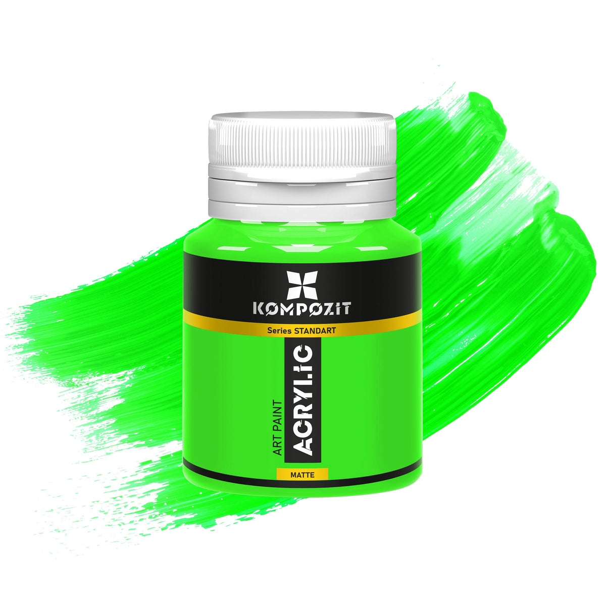 Farba akrylowa STANDART Kompozit Fluorescent 20 ml – 112 fluorescencyjna zieleń