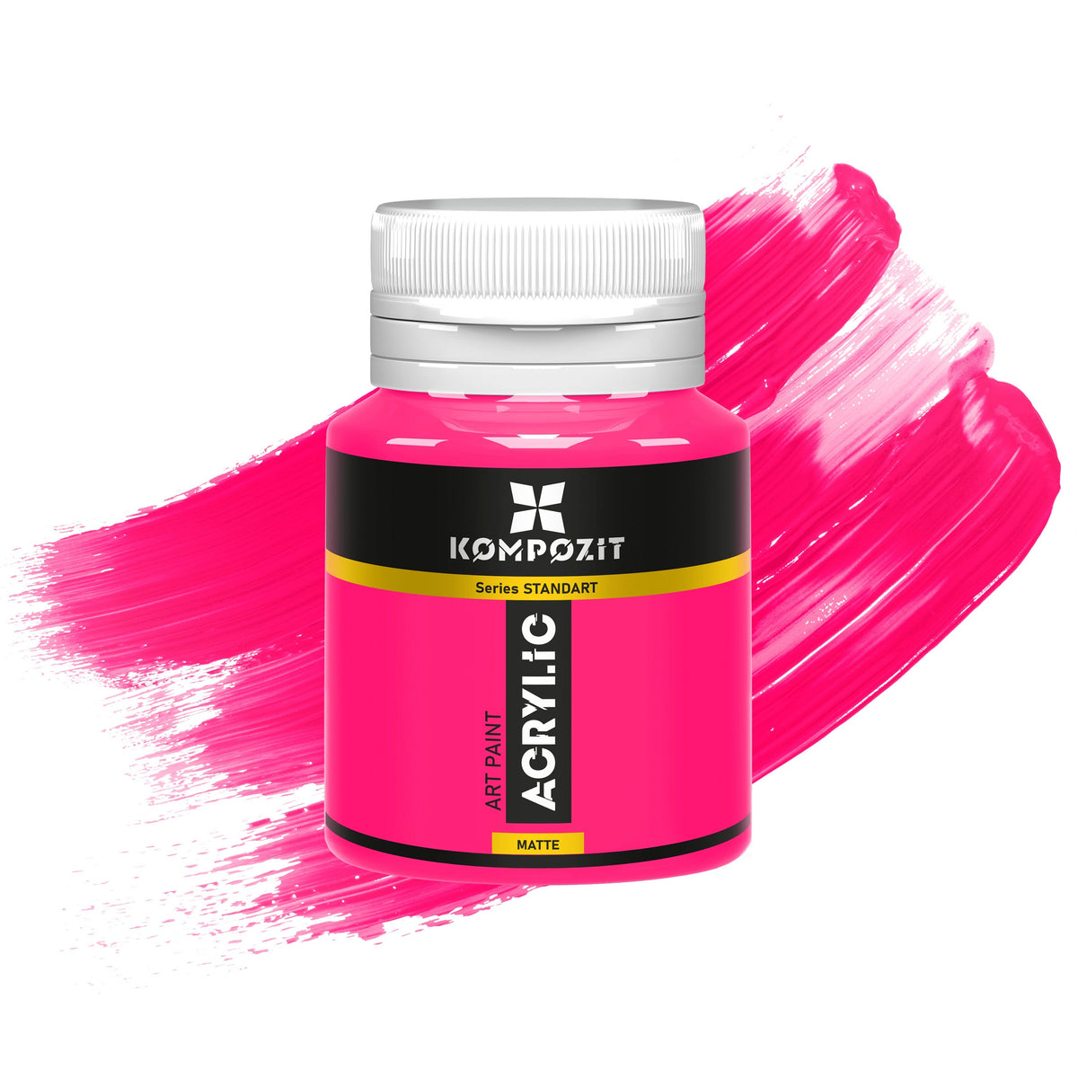 Farba akrylowa STANDART Kompozit Fluorescent 20 ml – 114 fluorescencyjny róż
