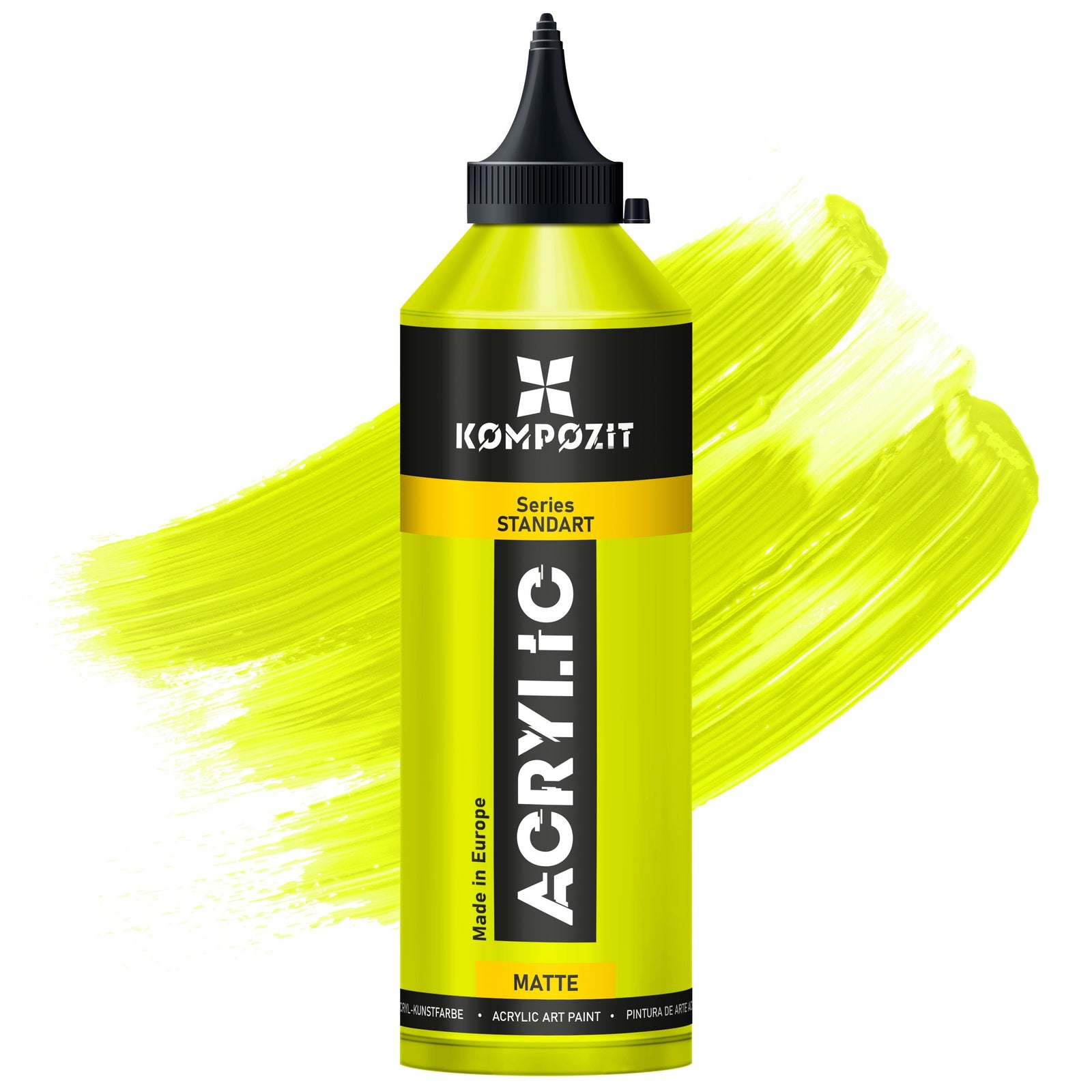 Farba akrylowa STANDART Kompozit 500 ml – 111 Fluorescent Lime Green