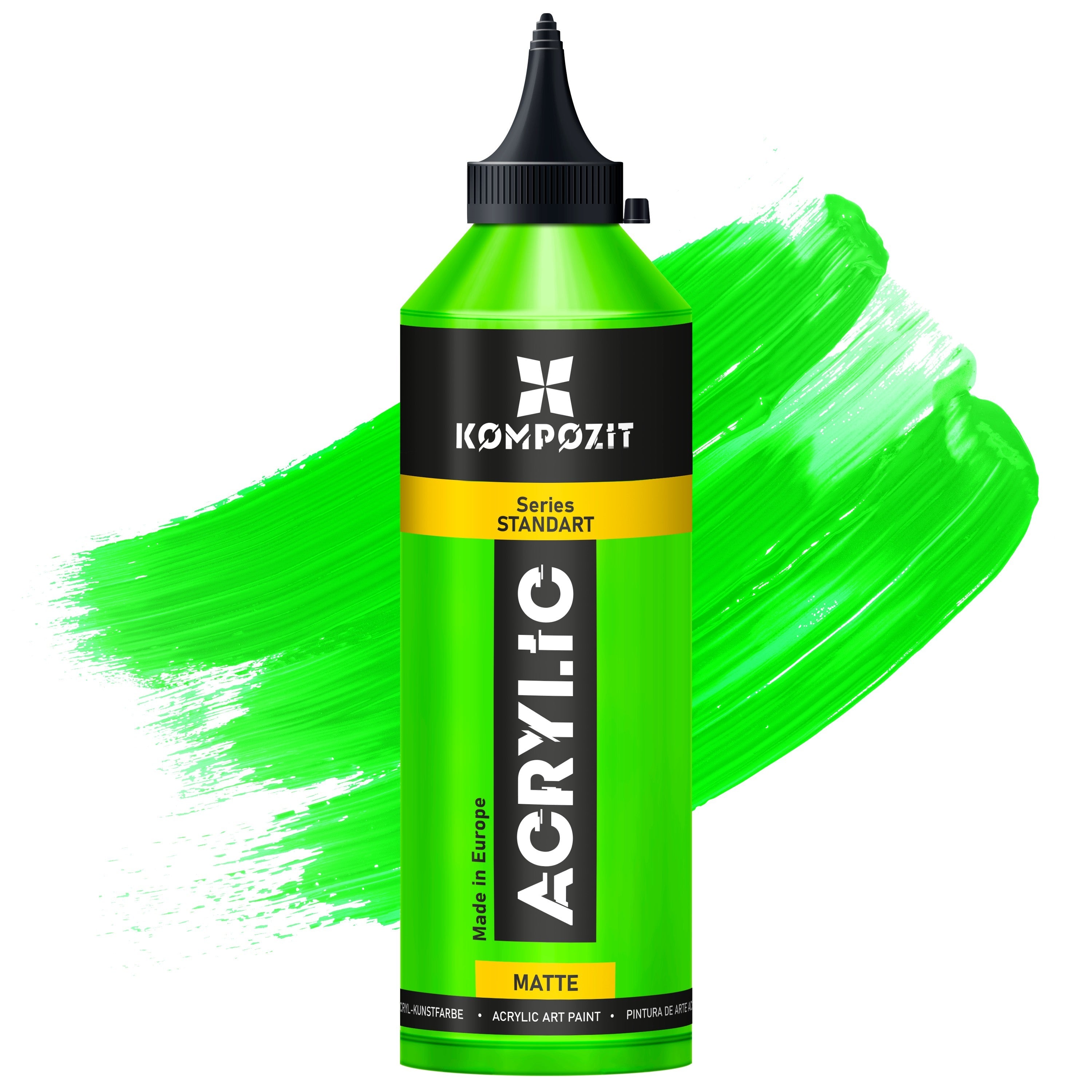 Farba akrylowa STANDART Kompozit 500 ml – 112 Fluorescent Green