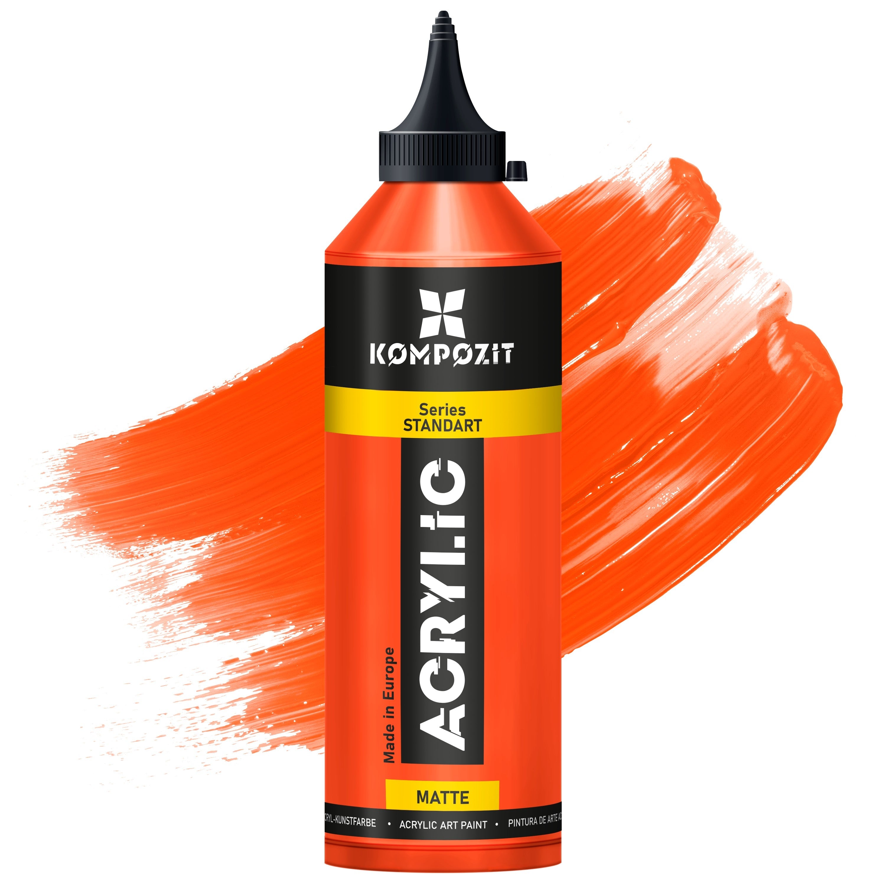 Farba akrylowa STANDART Kompozit 500 ml – 113 Fluorescent Orange