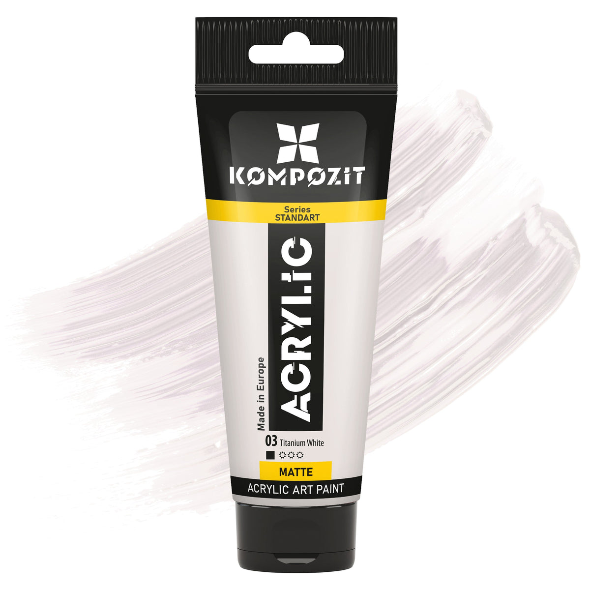 Farba akrylowa STANDART Kompozit 75 ml – 03 Biel tytanowa