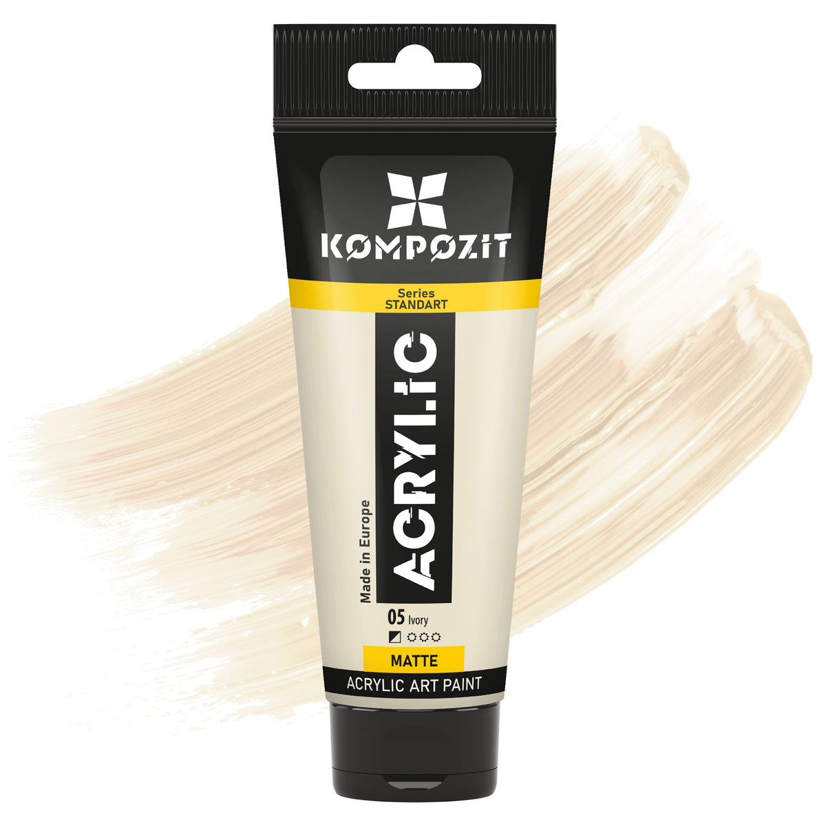 Farba akrylowa STANDART Kompozit 75 ml – 05 Kość słoniowa
