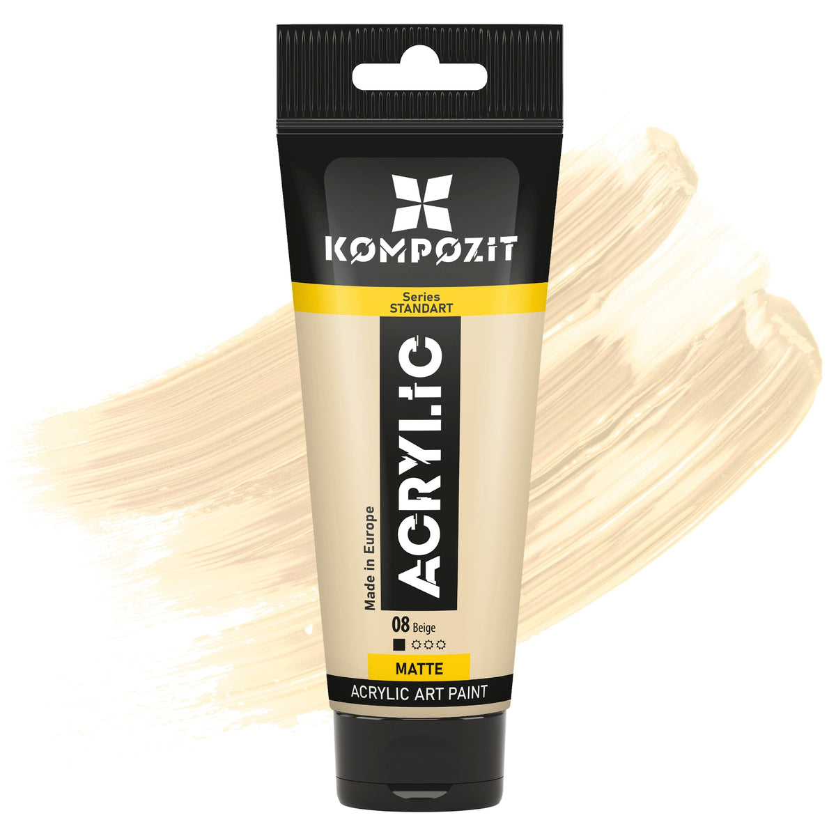Farba akrylowa STANDART Kompozit 75 ml – 08 Beżowy