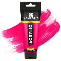 Farba akrylowa Kompozit STANDART Fluorescent 75 ml – 114 Fluorescencyjny różowy