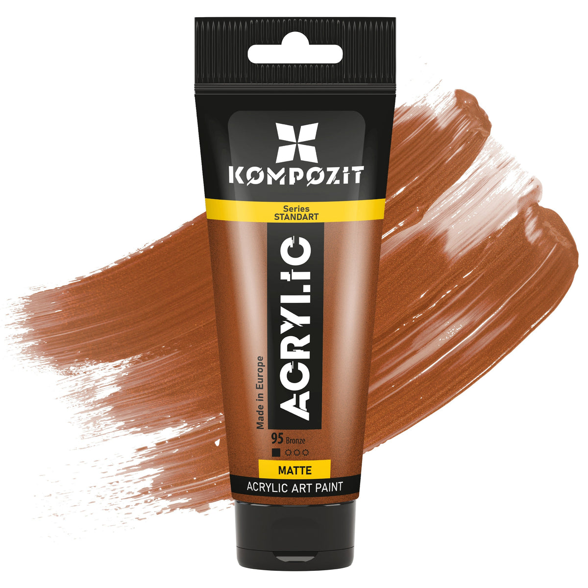 Farba akrylowa STANDART Kompozit Metallic 75 ml – 95 Brązowy