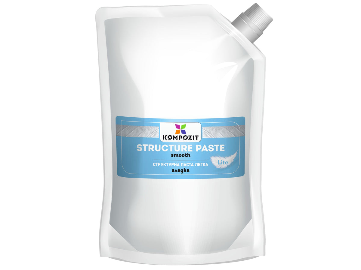 Biała gładka pasta strukturalna LITE – 500 ml