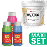 ARTMIE Butter 3D Paste i zestaw farb akrylowych TRITON S | Artmie