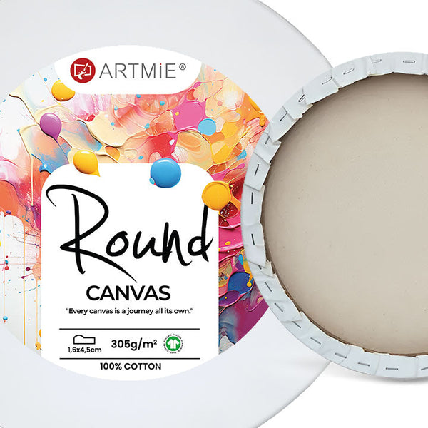 ARTMIE okrągłe podobrazie malarskie | różne rozmiary | Artmie