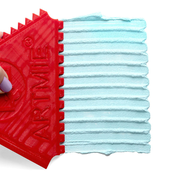 ARTMIE szpatułka/grzebień do recyklingu 3 w 1 | wzór 1 | Artmie