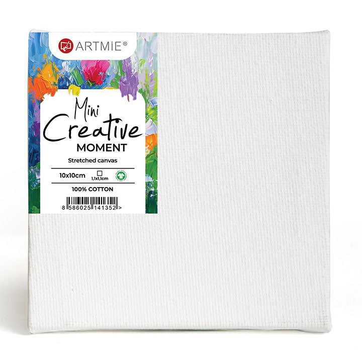 ARTMIE Zestaw płócien do malowania Mini Hobby - 10 sztuk - 20x20 cm | Artmie
