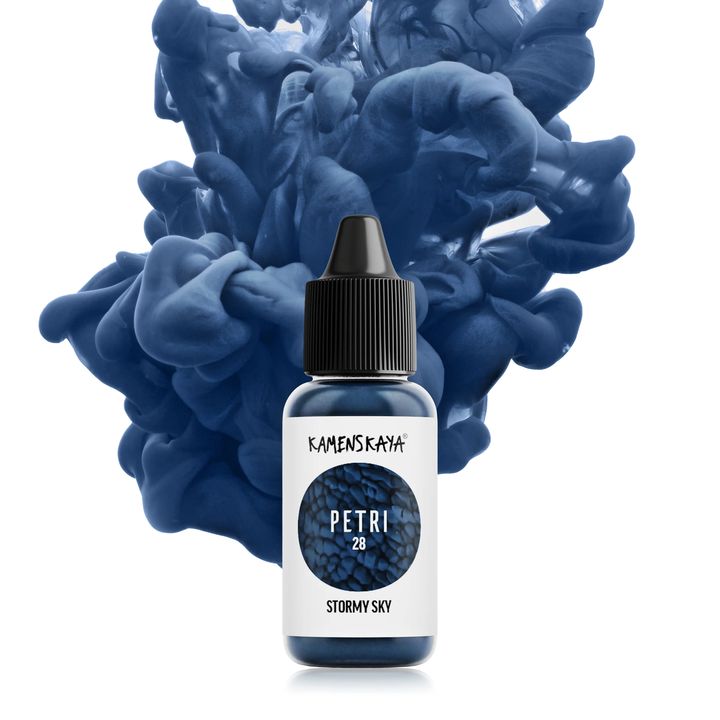 Atramenty do żywicy Kamenskaya Petri 15ml – Petri 23 chabrowy