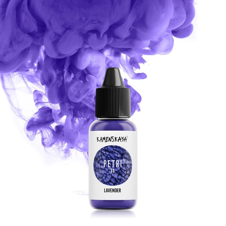Atramenty do żywicy Kamenskaya Petri 15ml – Petri 26 musztardowa