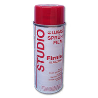 Błyszczący werniks w sprayu LUKAS Studio – 400 ml