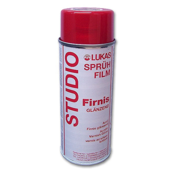 Błyszczący werniks w sprayu LUKAS Studio – 400 ml