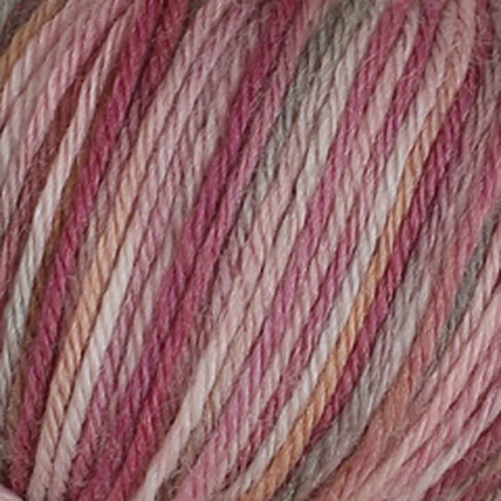 Włóczka Baby merino 100 m wielokolorowa – różowa