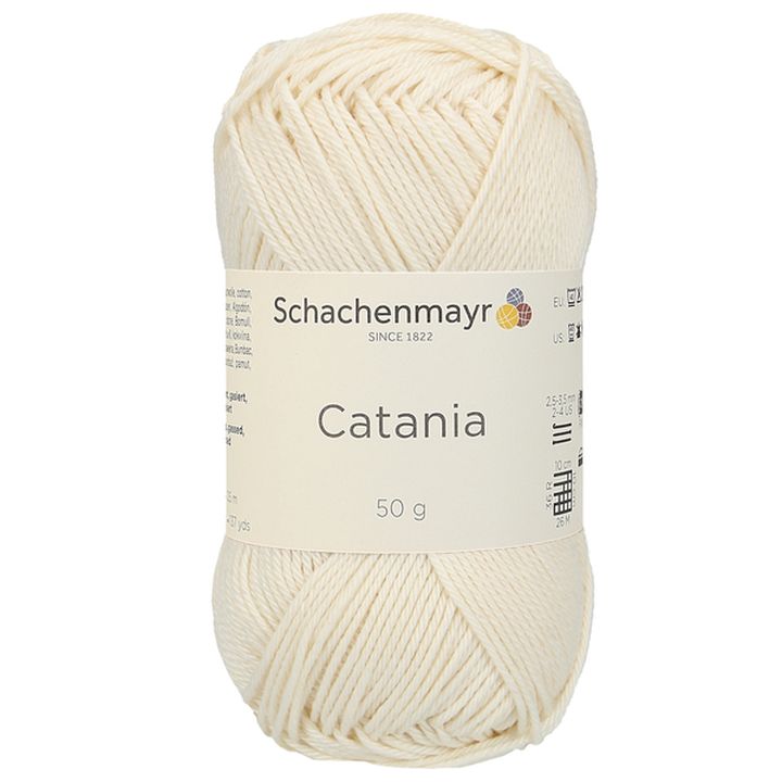 Włóczka bawełniana Schachenmayr SMC Catania 50 g – 00130 kremowa