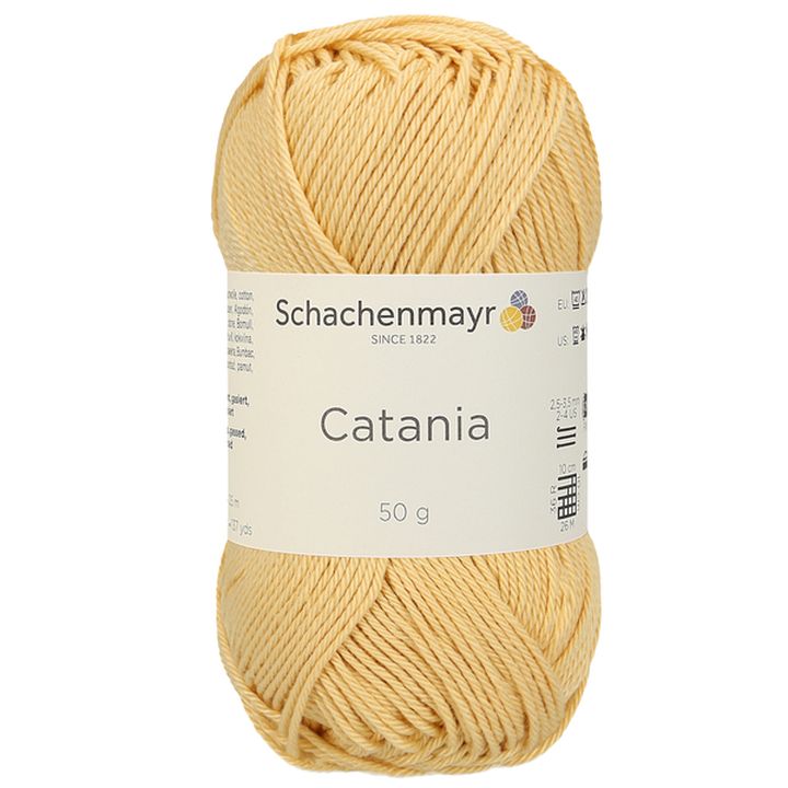Włóczka bawełniana Schachenmayr SMC Catania 50 g – 00206 żółta