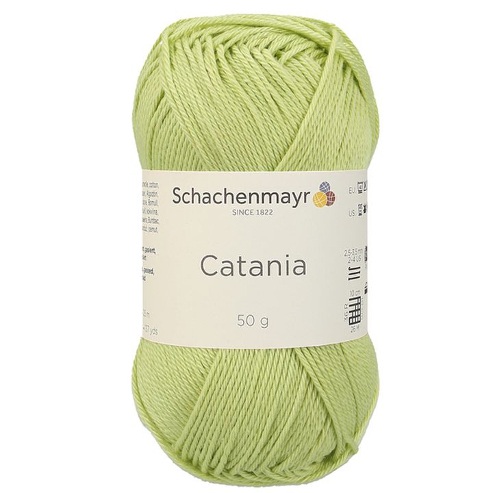 Włóczka bawełniana Schachenmayr SMC Catania 50 g – 00392 żółtozielona