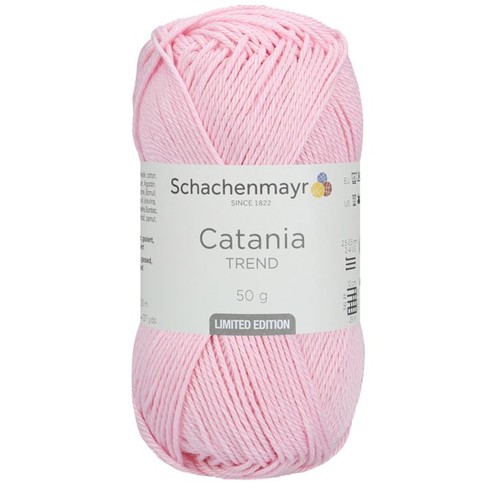 Włóczka bawełniana Schachenmayr SMC Catania Trend 50 g – 00501 jasnoróżowa