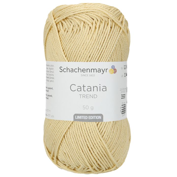 Włóczka bawełniana Schachenmayr SMC Catania Trend 50 g – 00509 żółć jasna