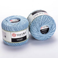 Włóczka bawełniana YarnArt Violet 50 g – 4917 jasno niebieski