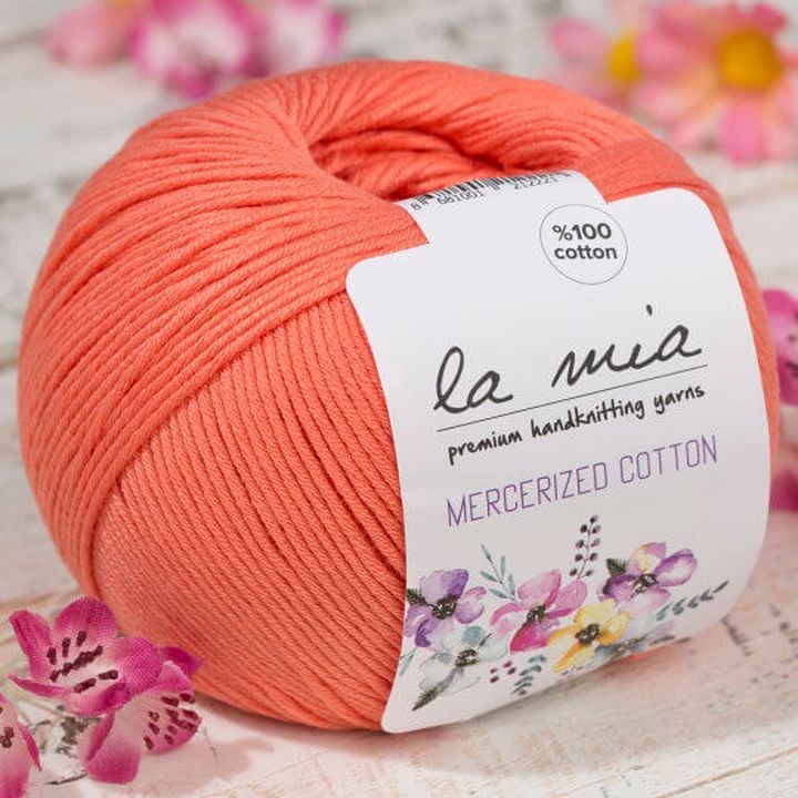 Bawełna merceryzowana La Mia 50 g – czarna
