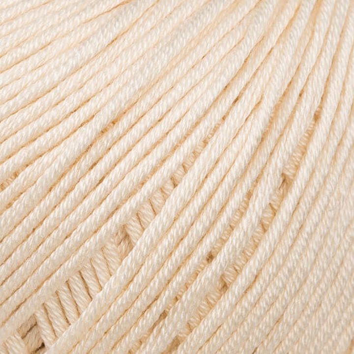 Bawełna merceryzowana La Mia 50 g | różne odcienie - ciemnokremowa