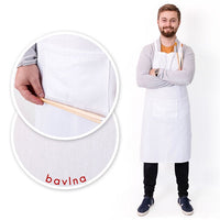 Bawełniany fartuch / biały | Artmie